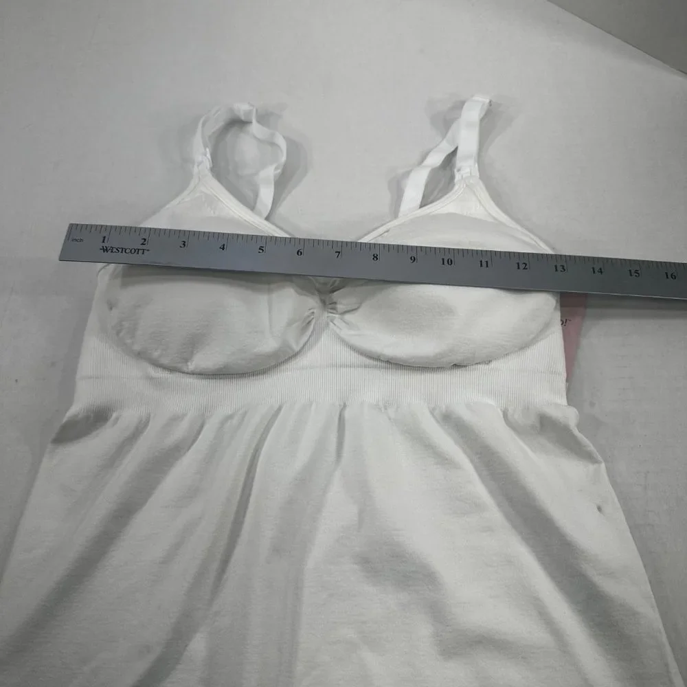Bravado Basics Women's Size Large Slimming Maternity And Nursing Cami White New - Picture 7 of 14